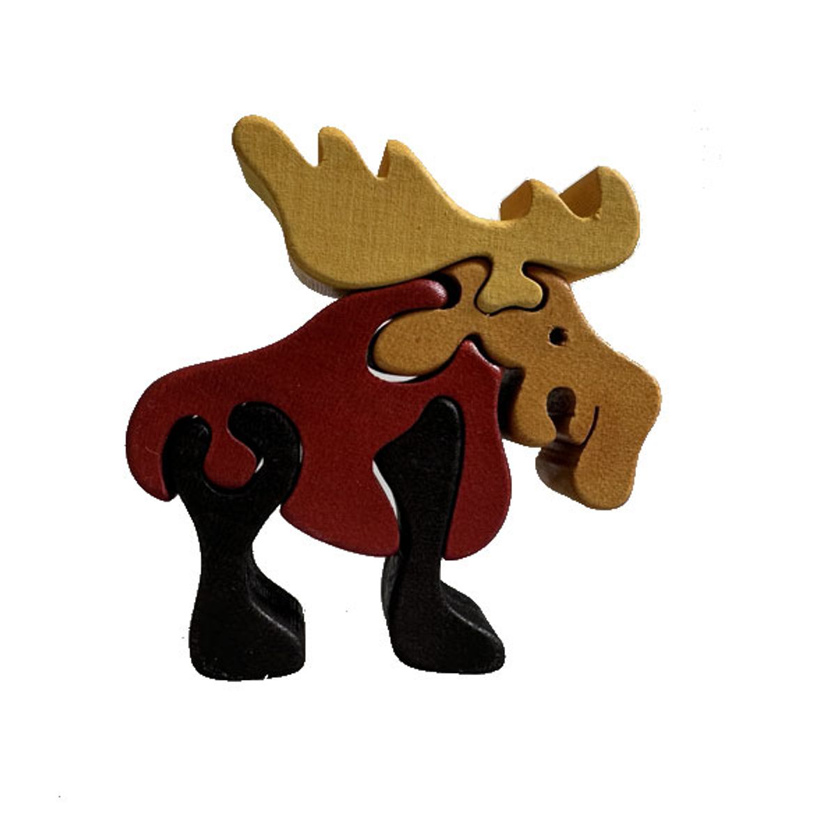 Puslespill i tre- ulike dyr